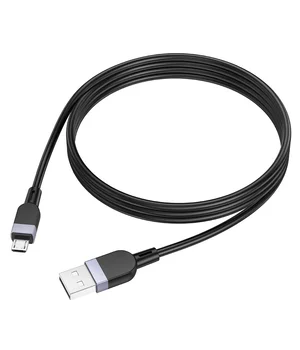 Дата кабель Hoco X109 Energy silicone USB to MicroUSB (2m) Black