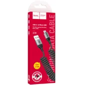 Дата кабель Hoco X121 Nuevo USB to MicroUSB 2.4A (1.5m) Black