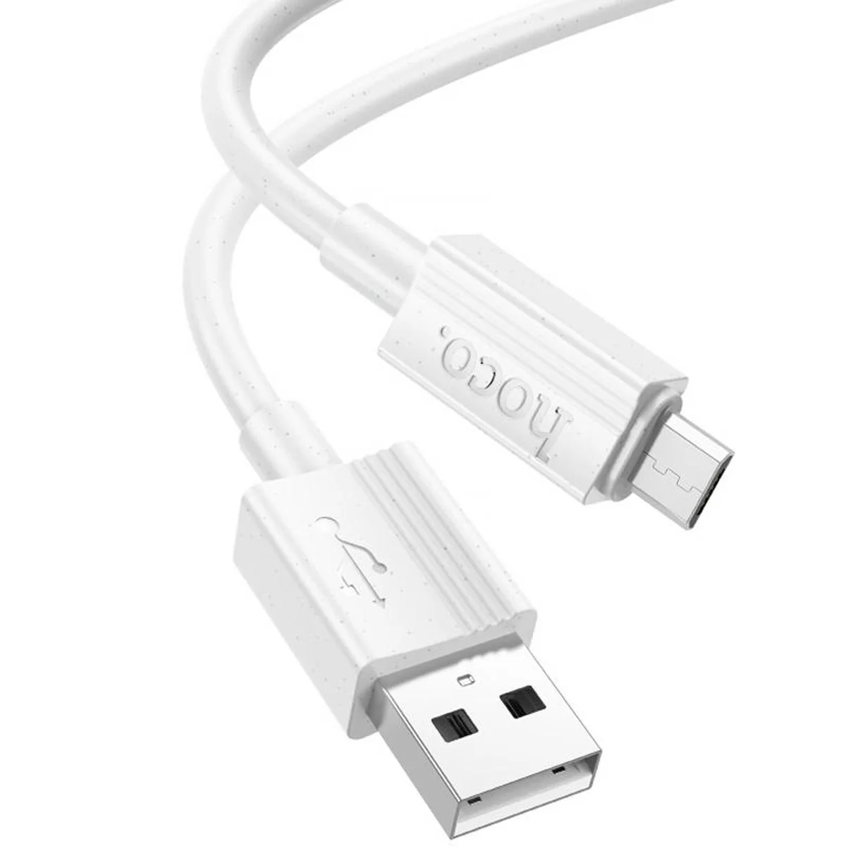 Дата кабель Hoco X107 USB to MicroUSB 2.4A (1m) White