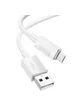 Дата кабель Hoco X107 USB to MicroUSB 2.4A (1m) White