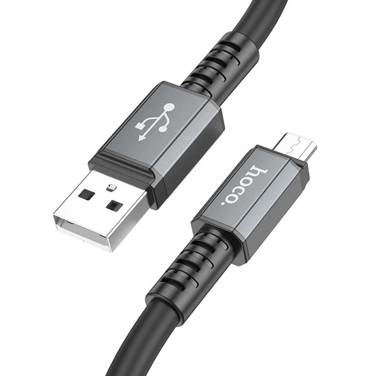 Дата кабель Hoco X85 Strength USB to MicroUSB (1m) Black