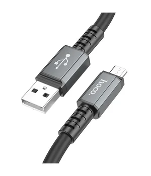 Дата кабель Hoco X85 Strength USB to MicroUSB (1m) Black Дата кабель Hoco X85 Strength USB to MicroUSB (1m) Black