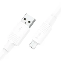Дата кабель Hoco X84 Solid USB to MicroUSB (1m) White