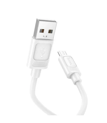 Дата кабель Hoco X122 Benefit USB to MicroUSB 2.4A (1m) White Дата кабель Hoco X122 Benefit USB to MicroUSB 2.4A (1m) White
