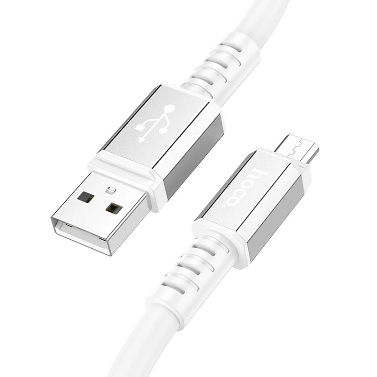 Дата кабель Hoco X85 Strength USB to MicroUSB (1m) White