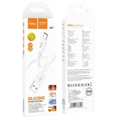 Дата кабель Hoco X87 Magic silicone USB to MicroUSB (1m) White