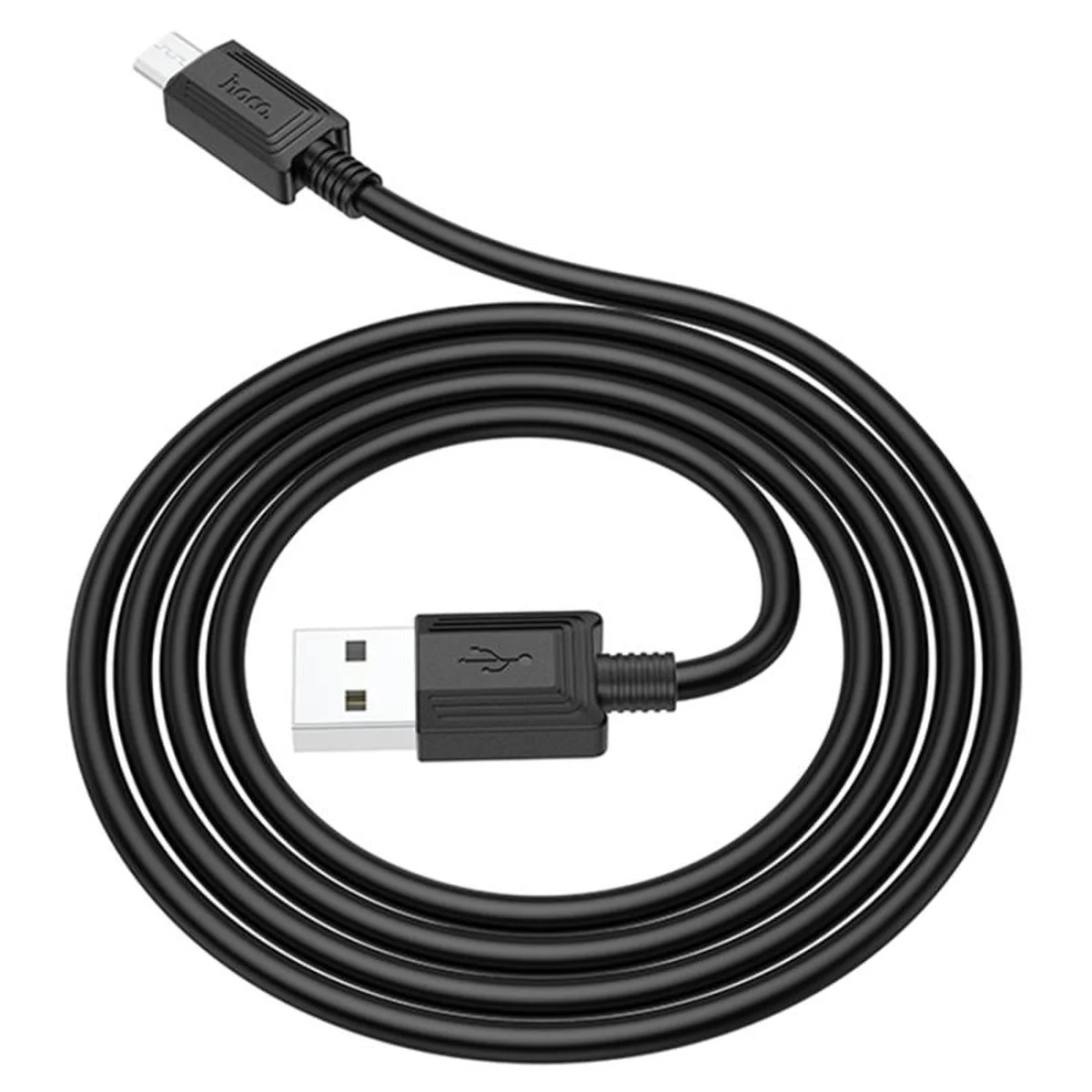 Дата кабель Hoco X73 Ferry USB to MicroUSB 2.4A (1m) Black
