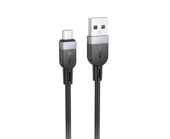Дата кабель Hoco X109 Energy silicone USB to MicroUSB (1m) Black