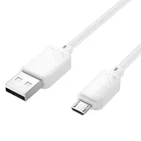 Дата кабель Hoco X113 Beneficio USB to MicroUSB (1m) White