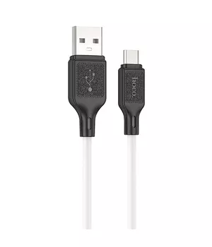 Дата кабель Hoco X90 Cool silicone USB to MicroUSB (1m) White