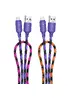 Дата кабель Hoco X116 Meridian USB to MicroUSB 2.4A (1m) Gradient Purple Mix