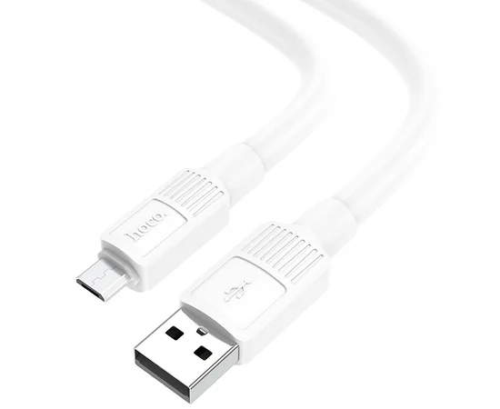 Дата кабель Hoco X84 Solid USB to MicroUSB (1m) White