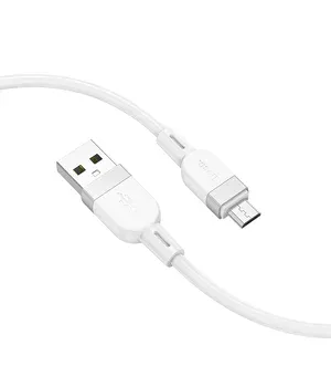 Дата кабель Hoco X109 Energy silicone USB to MicroUSB (1m) White
