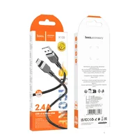 Дата кабель Hoco X109 Energy silicone USB to MicroUSB (1m) Black