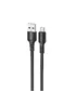 Дата кабель Borofone BX116 Certain USB to MicroUSB 2.4A (1m) Black