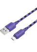 Дата кабель Hoco X116 Meridian USB to MicroUSB 2.4A (1m) Gradient Purple Mix