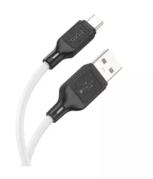 Дата кабель Hoco X90 Cool silicone USB to MicroUSB (1m) White