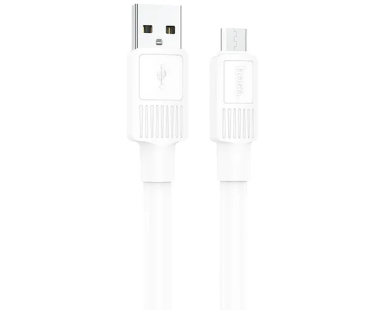 Дата кабель Hoco X84 Solid USB to MicroUSB (1m) White