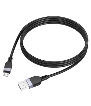 Дата кабель Hoco X109 Energy silicone USB to MicroUSB (2m) Black