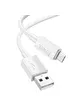 Дата кабель Hoco X107 USB to MicroUSB 2.4A (1m) White