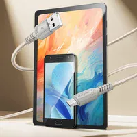 Дата кабель Borofone BX116 Certain USB to MicroUSB 2.4A (1m) Gray