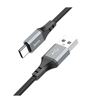 Дата кабель Hoco X86 Spear USB to Type-C (1m) Black