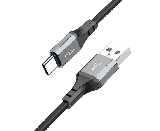 Дата кабель Hoco X86 Spear USB to Type-C (1m) Black