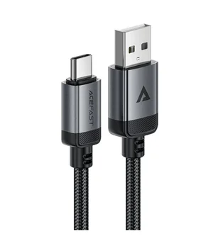 Дата кабель Acefast C20-04 USB to Type-C 3A (1.2m) Black
