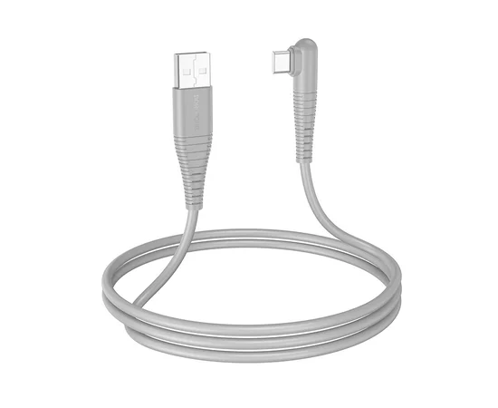 Дата кабель Borofone BX105 Corriente USB to Type-C (1m) Gray