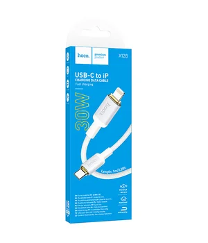 Дата кабель Hoco X128 Benefit Type-C to Lightning 30W (1m) White