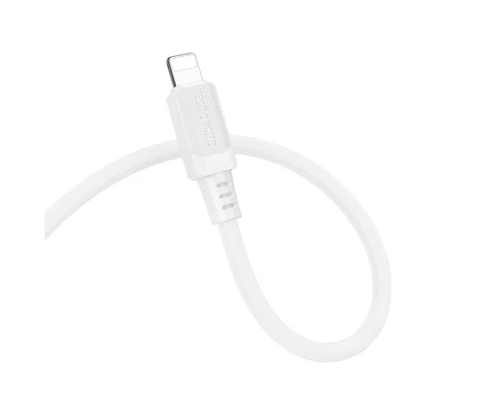 Дата кабель Borofone BX115 Lotto Type-C to Lightning 27W (1m) White