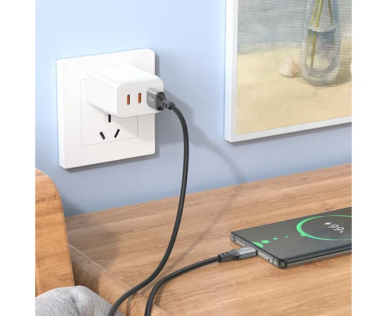 Дата кабель Hoco X92 Honest Silicone USB to Type-C (3m) Black