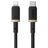 Дата кабель Baseus Dura Series Fast Charging Type-C to Lightning 20W (1m) (CB000123) Gold / Black