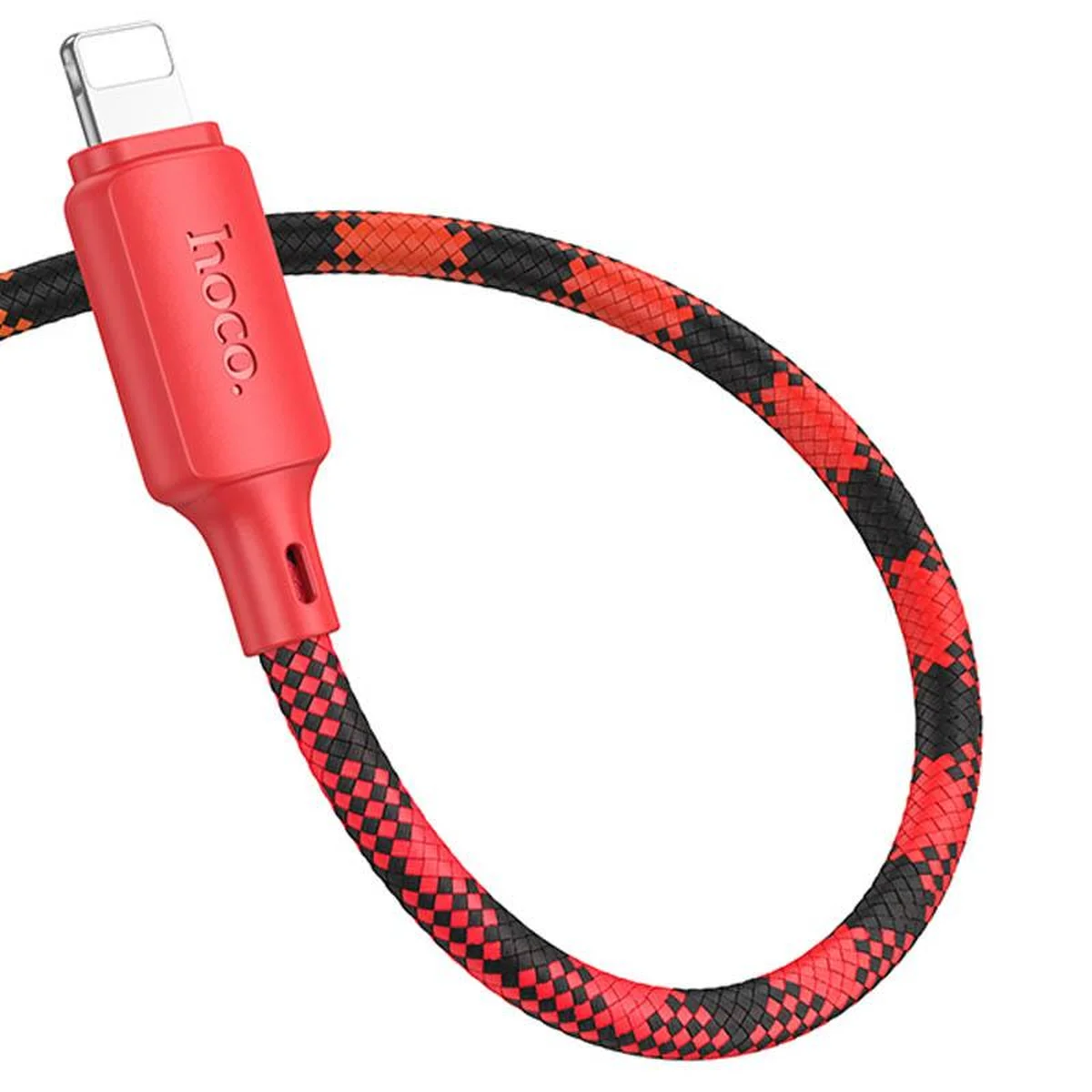 Дата кабель Hoco X116 Meridian Type-C to Lightning 27W (1m) Gradient Red Mix