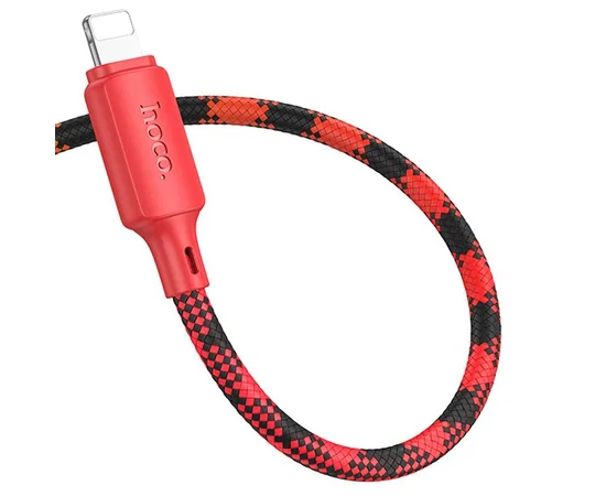 Дата кабель Hoco X116 Meridian Type-C to Lightning 27W (1m) Gradient Red Mix
