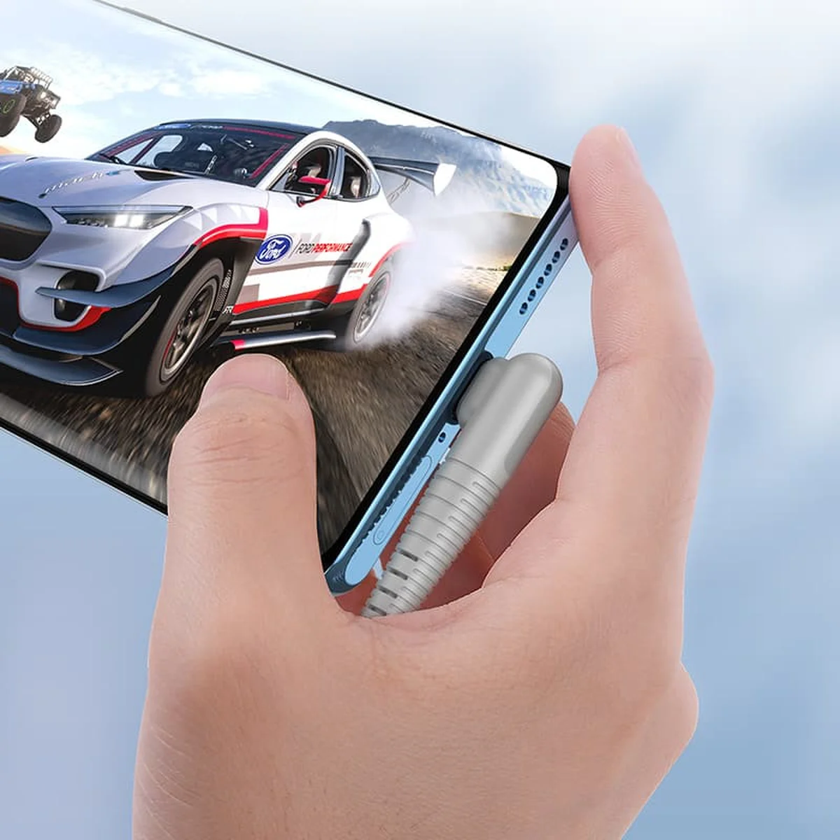 Дата кабель Borofone BX105 Corriente 60W Type-C to Type-C (1m) Gray