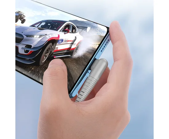 Дата кабель Borofone BX105 Corriente 60W Type-C to Type-C (1m) Gray