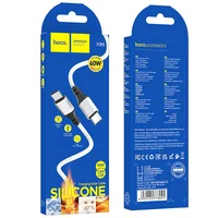 Дата кабель Hoco X86 Spear Type-C to Type-C 60W (1m) White