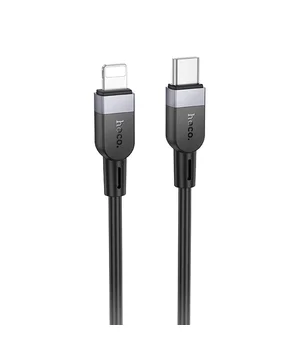 Дата кабель Hoco X109 Energy silicone Type-C to Lightning (1m) Black