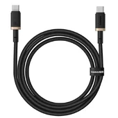 Дата кабель Baseus Dura Series Fast Charging Type-C to Type-C 100W (2m) (P10377803) Gold / Black