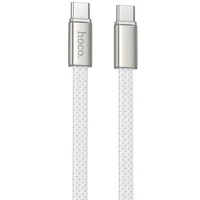 Дата кабель Hoco X125 Exceso Type-C to Type-C 60W (1m) White