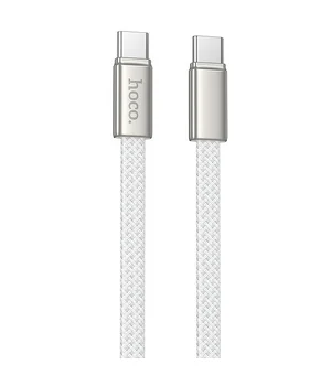 Дата кабель Hoco X125 Exceso Type-C to Type-C 60W (1m) White