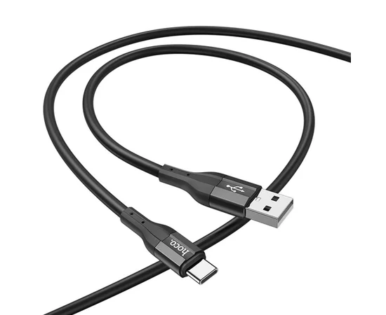 Дата кабель Hoco X72 Creator silicone USB to Type-C (1m) Black