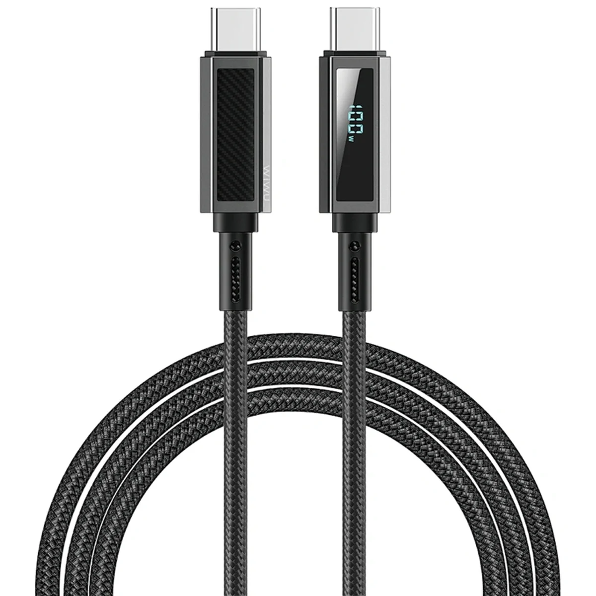 Дата кабель WIWU C079 Warriors Type-C to Type-C 100W (1.2m) Black