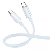 Дата кабель Borofone BX112 Lemon Type-C to Type-C 60W (1m) Blue