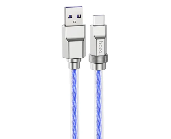 Дата кабель Hoco U113 Solid 100W USB to Type-C (1m) Blue