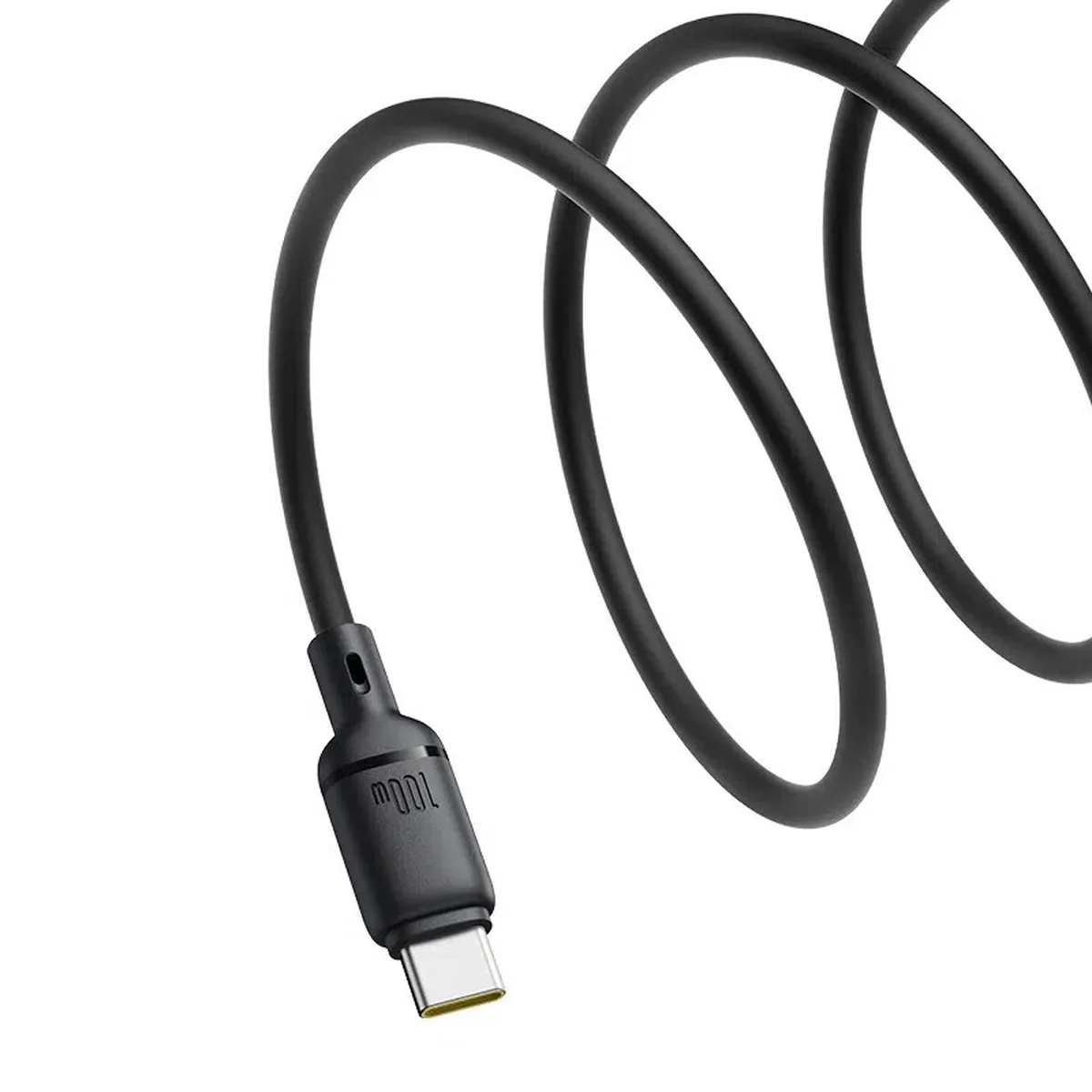 Дата кабель Baseus Silky Series OS Fast Charging USB to Type-C 100W (2m) (P10377703) Cluster Black