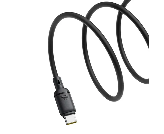 Дата кабель Baseus Silky Series OS Fast Charging USB Type-C 100W (2m) (P10377703) Cluster Black