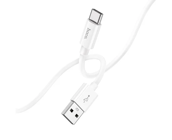 Дата кабель Hoco X87 Magic silicone USB to Type-C (1m) White