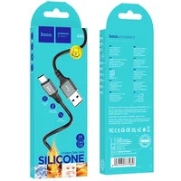 Дата кабель Hoco X86 Spear USB для Type-C (1m) Black